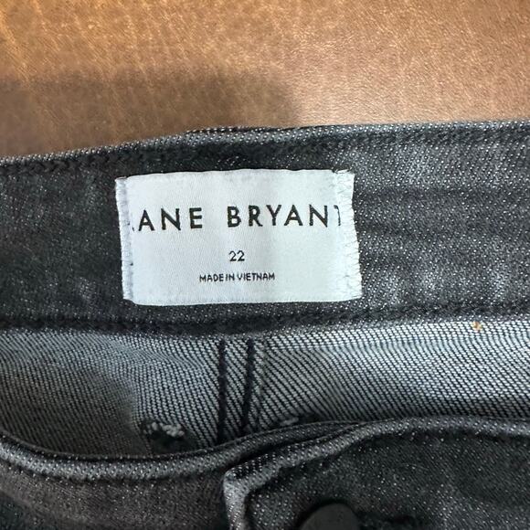 Lane Bryant Black Jeans Womens 22 Flex Magic Waist Signature Mid Rise Skinny - Picture 2 of 8